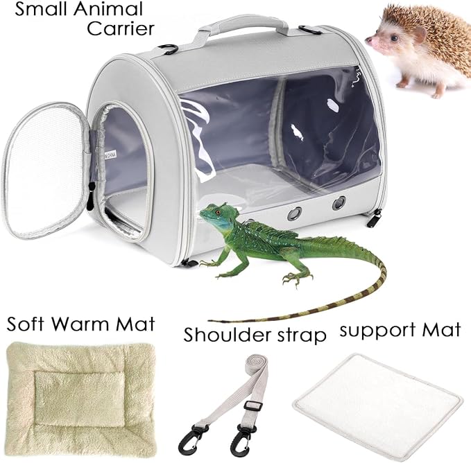 Bearded Dragon Travel Carrier Backpack, Lizard Backpack Carrier, Space Capsule - Image 3