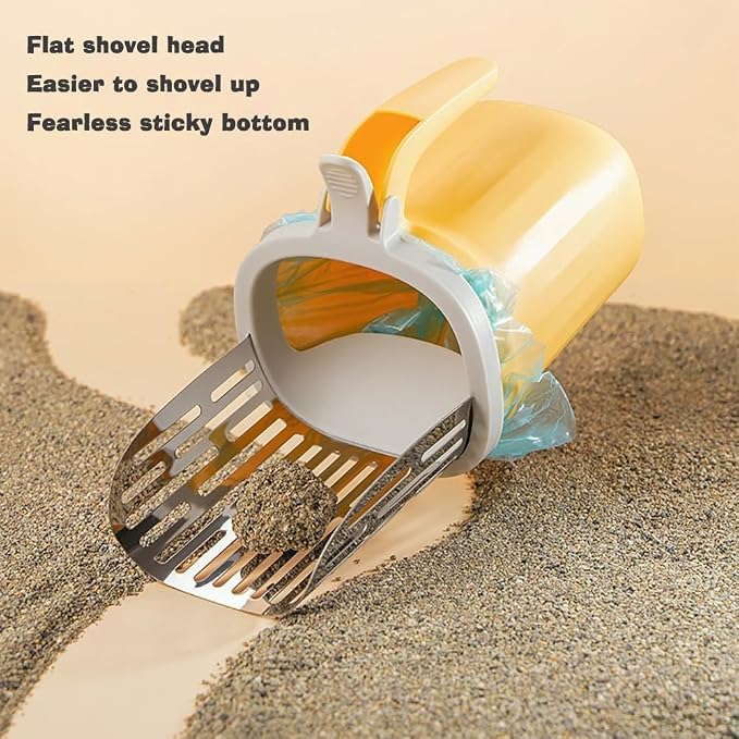 Cat Litter Scoop, Large Capacity Mess-Free Cat Litter Scooper - Image 3