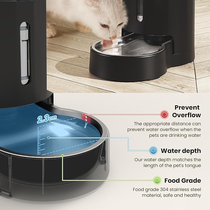 CZPET Automatic 4L/1Gal/135Oz Cat Water Dispenser - Image 4