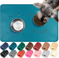 VIVAGLORY Dog Food Mat Flexmat Dog Bowl Mat, Placemat Food Tray by Vivaglory
