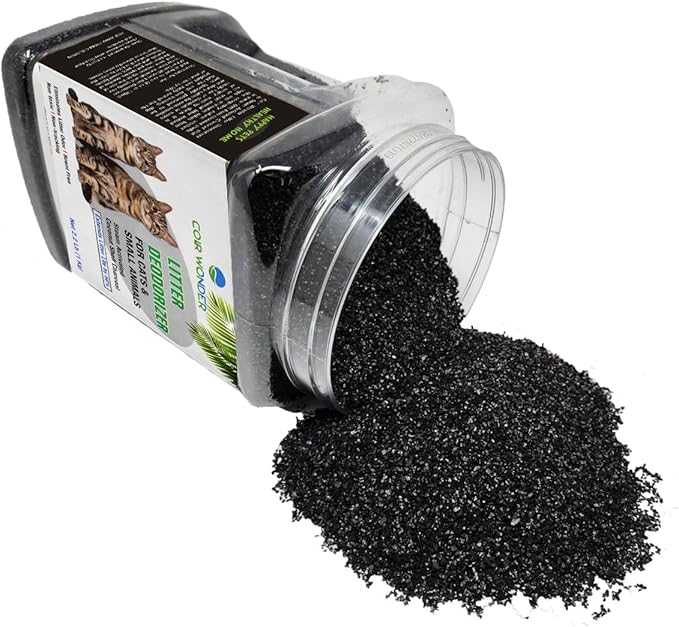 Cat Litter Deodorizer – 2.2 Lb Activated Charcoal Carbon – Odor Eliminator - Image 2