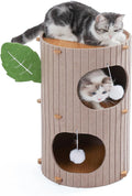 Cat House for Indoor Cats, 2-Storey Large Cat Bed Cave, Felt Covered Cats by Careforyourbelovedfurbaby