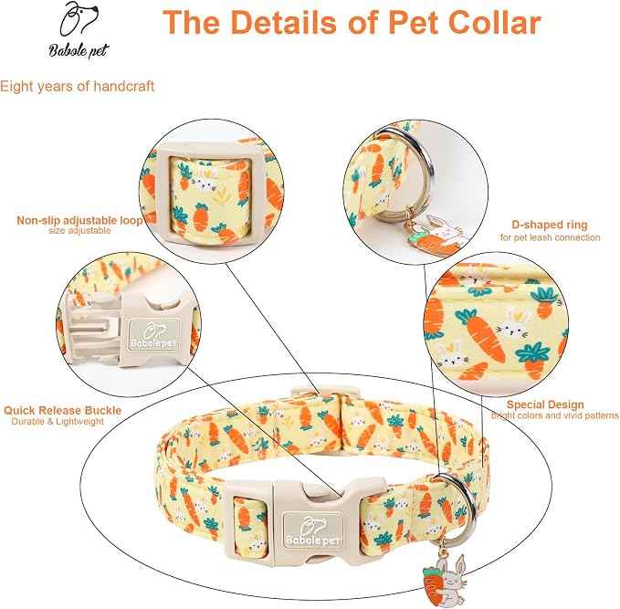 Easter Dog Collar for Small Dogs