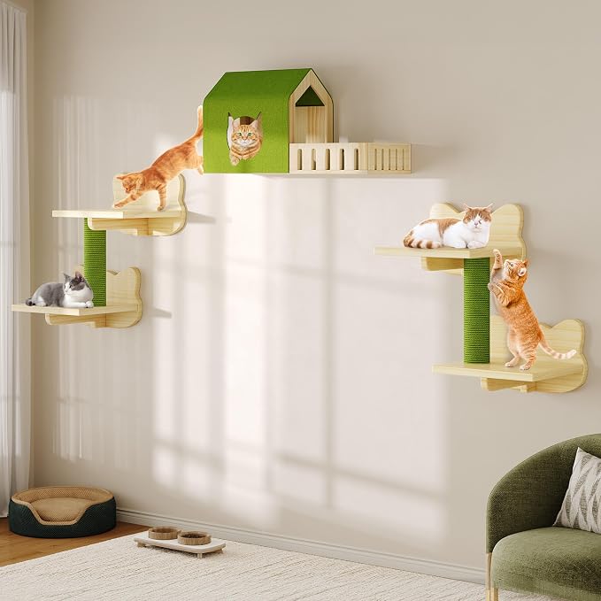 DWVO Cat Wall Shelves and Perches by DWVO