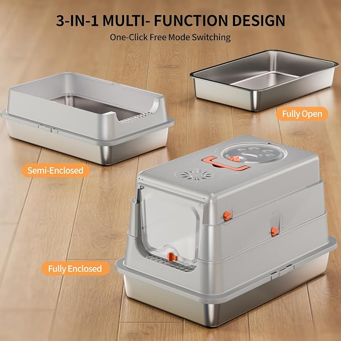Stainless Steel Cat Litter Box - Image 7