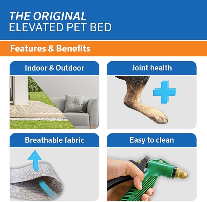 Coolaroo Original Elevated Dog Bed - Image 3
