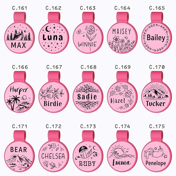 Silent Silicone Dog Tags, Custom Engraved Pet ID Tags - Image 3