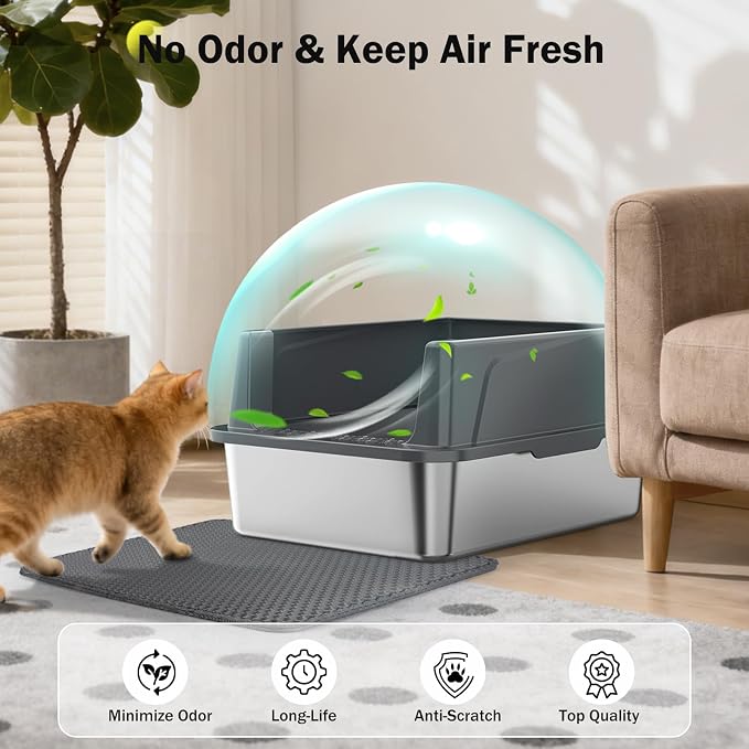 Stainless Steel Cat Litter Box - Image 5