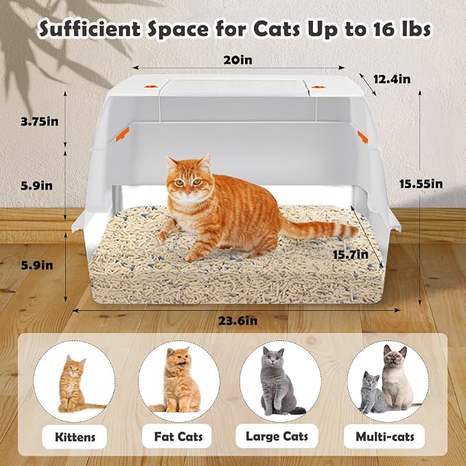 Vivifying Stainless Steel Litter Box - Image 2