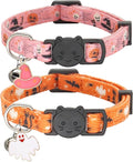 Halloween Cat Collar, Cotton 2 Pack Cat Collar by Giecooh