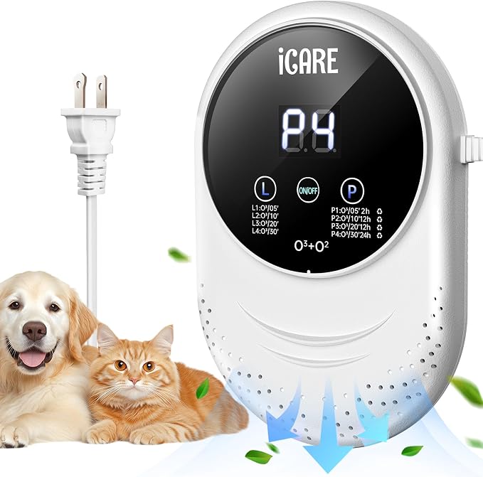 Ozone Odor Eliminator for Strong Odor 99% Cat Litter Deodorizer Pets Poof Odor - Image 9