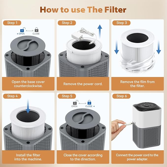 Air Purifiers for Home Large Room up to 1750 Sq Ft, H13 True HEPA Filter Air - Image 3