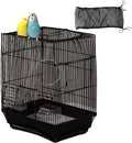 Bird Cage Cover, Parakeet Cage Acessories Adjustable Seed Catcher Birdcage Seed by UlifeBetter