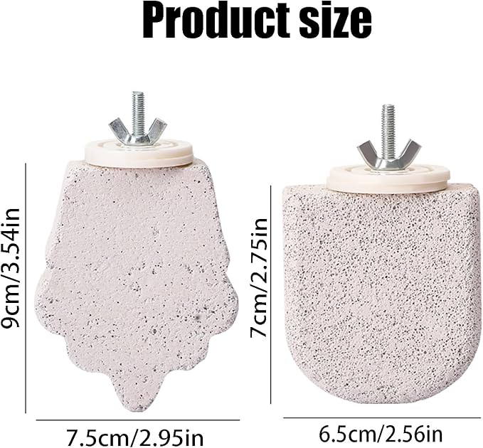 4Pcs Bird Beak Grinding Stone, Bird Perches Calcium Parrot Perch Stand Parrot - Image 2