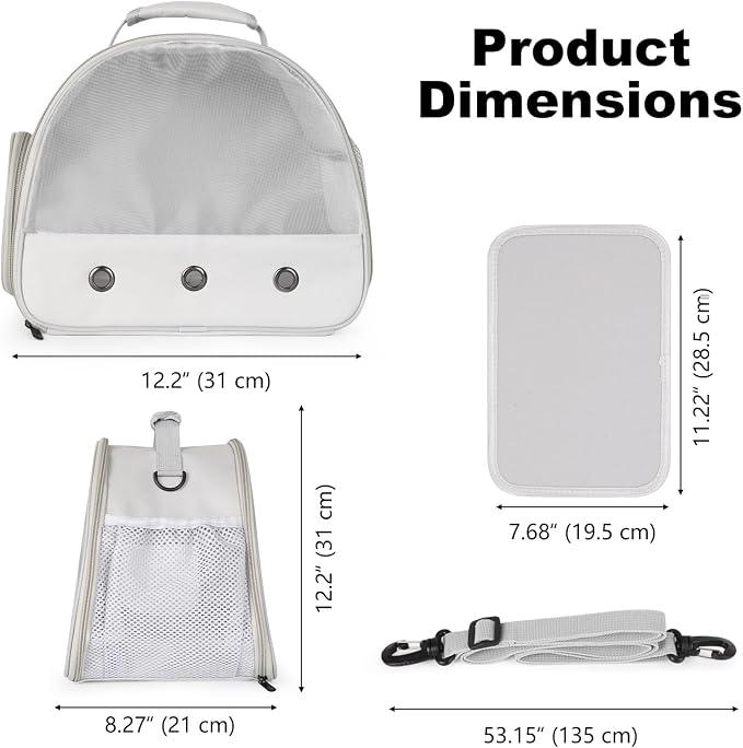 Ventilation Lizard Carrier for Bearded Dragon, Guinea Pig Carrier, Guinea Pig - Image 2