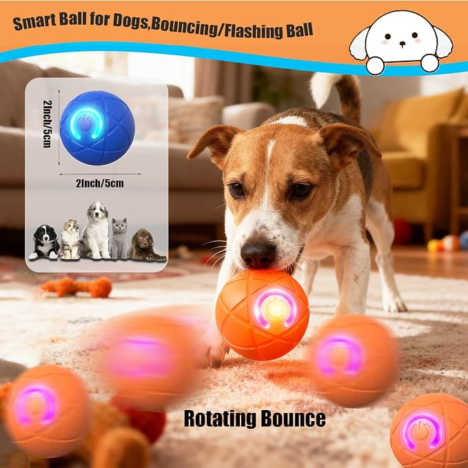 Valentines Day Gifts Dog Balls Interactive Dog Toys 2pc Shaky Ball Toy - Image 2