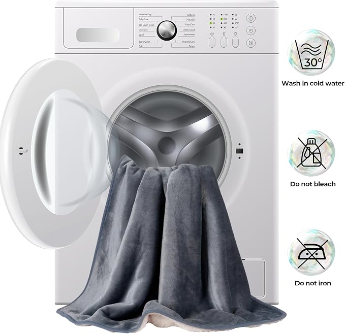 Sunheir Waterproof Dog Blanket for Bed Couch, Soft Plush Pet Blankets for Small - Image 7