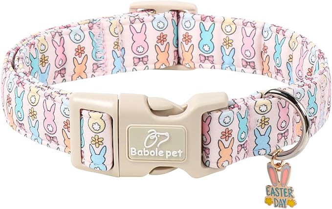Easter Dog Collar for Medium Dogs by Babolepet