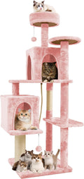 58.5inch Large Cat Tree Tower Condo by TSCOMON