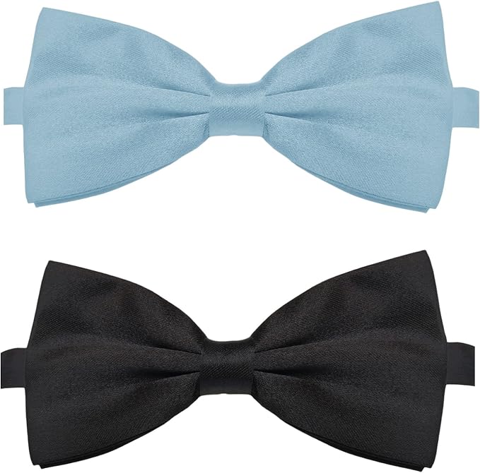 KOOLMOX Light Blue Dog Bow Tie, 2 Pack by Koolmox