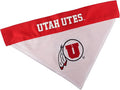 Pets First Collegiate Pet Accessories, Reversible Bandana, Utah Utes, by PETSFIRST