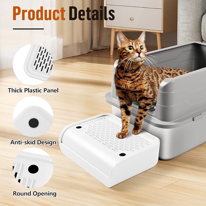 Cat Litter Box Step, Cat Litter Ramp Mat - Image 4