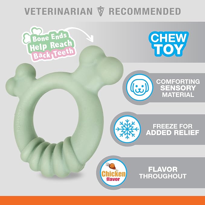 Nylabone Sensory Material Soothing Puppy Chew Toy Bundle, Toys - Image 3