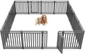 Dog Fence Outdoor for Yard Indoor Dog Playpen 32" Height 16 Panels Portable Dog by Petorldog