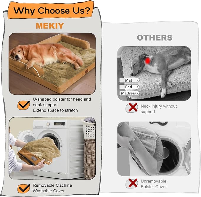 Large Dog Bed Orthopedic Washable, Dog Beds - Image 4