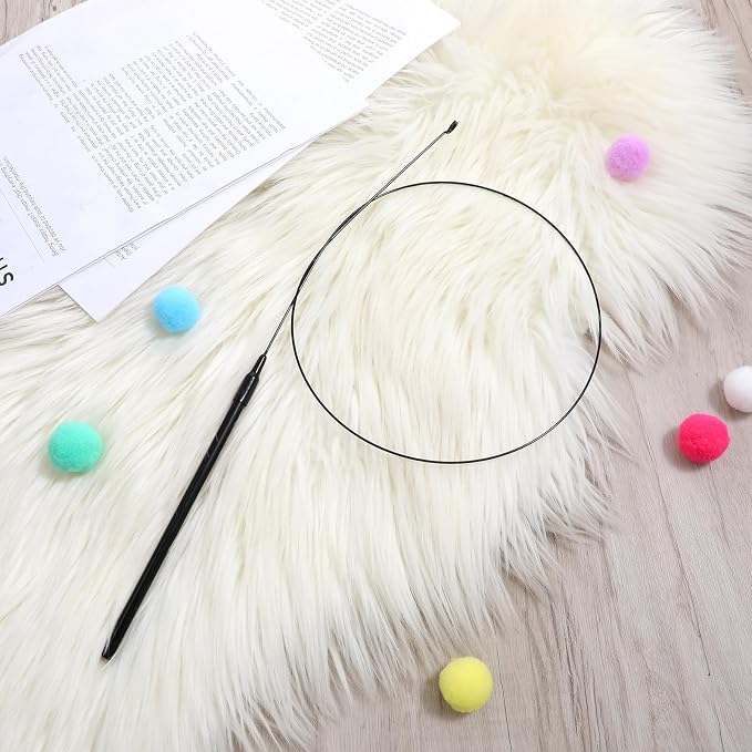 5 Pack Cat Wand Toy Replacement Rod - Image 4