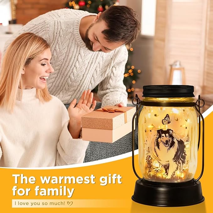 kyoryuger Sheltie Gifts for Women/Men Sheltie Solar Lanterns Dog Mom Birthday - Image 4