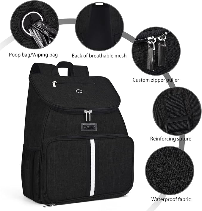 BAGLHER丨Dog Travel Bag, Airline Approved Pet Supplies Backpack, Dog Travel - Image 5