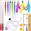 ZPH Cat Toys Interactive for Indoor Cats, Interactive Feather Toy for Teaser by PetsToys