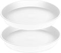 2 Pack of 14 inch Plant Saucers Bird Bath Bowl, Plant Saucer 14" Round by Bleuhome