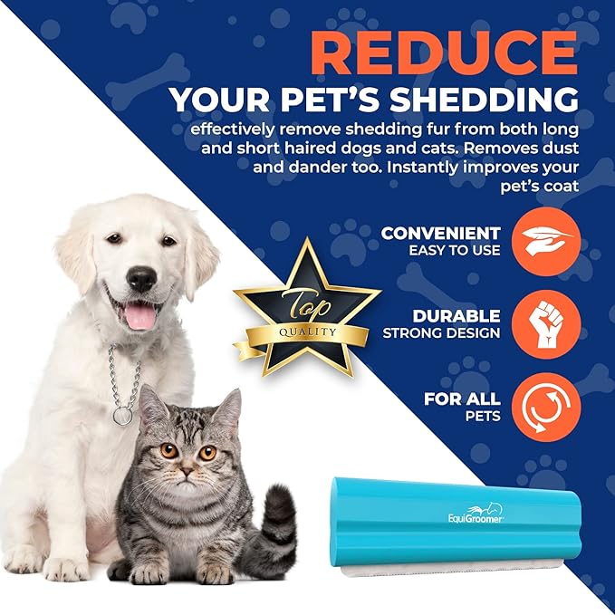 EasyGroomer Deshedding Brush for Dogs & Cats – Undercoat Grooming Tool for - Image 5
