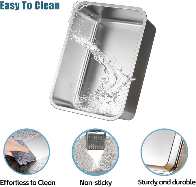 Stainless Steel Cat Litter Box - Image 3