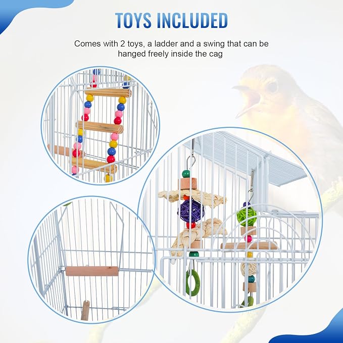FDW 39 Inch Bird Cage Parakeet Cage - Image 5