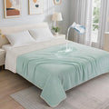 LOOBANI Waterproof Blanket for Bed: Reversible Soft Flannel Queen Bed Blanket by LOOBANI