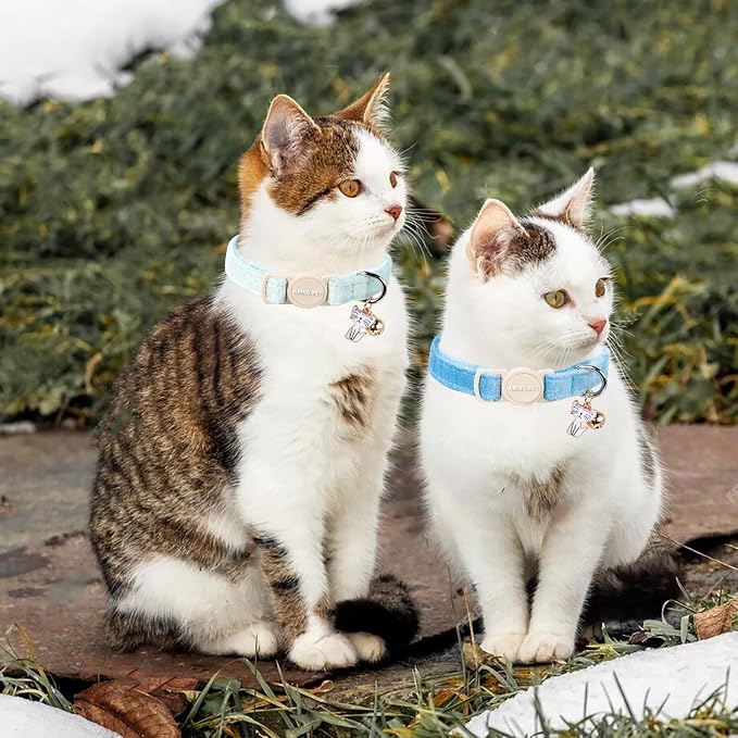 ARING PET 2 Pack Cat Collar-Cute Cotton Cat Collar - Image 4
