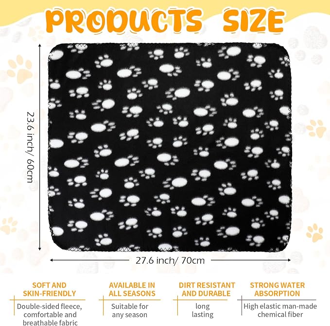 Tatuo 10 Pieces Pet Blankets - Image 2