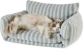 Hollypet Cat Bed Fluffy Plush Mutifuctional Double-Layer Soft Pet Couch by Hollypet