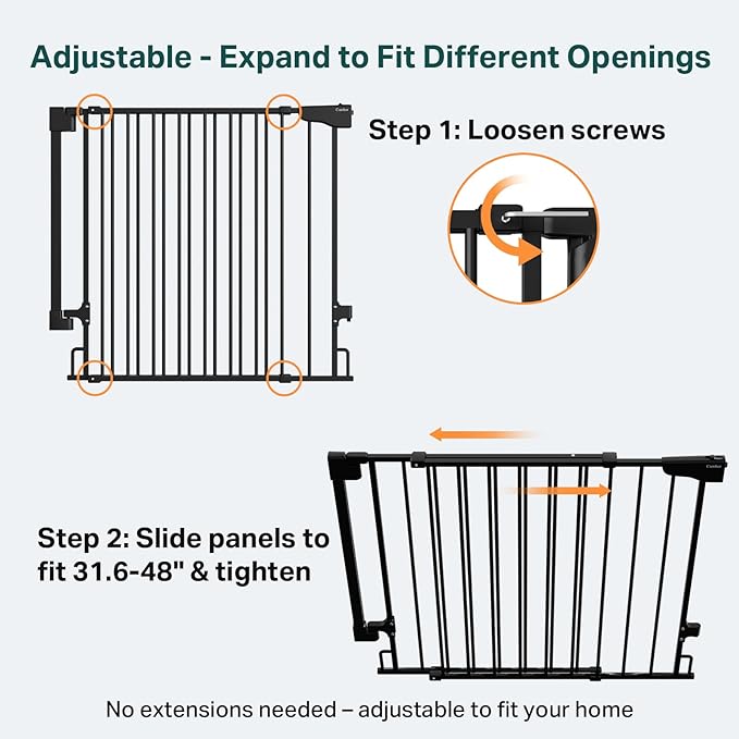 Cumbor Expandable 31.6-48" Baby Gate - Image 3