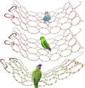 BNOSDM 3 Packs Bird Hemp Rope Net Swing Climbing Rope Net by BNOSDM