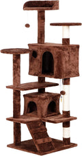 54-Inch Cat Tree for Large Cats, Sturdy Multi-Level Cat Tower by Unknown