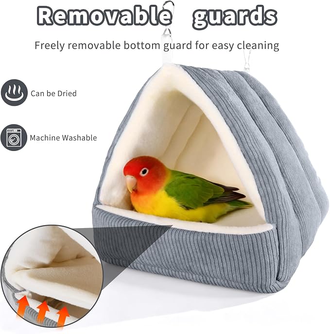 Small Winter Warm Bird Bed for Cage - Image 4