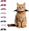 1 PC Bat Wing Cat Collar with Bell, Adjustable Kitten Collar with Safety by FURRYUMI