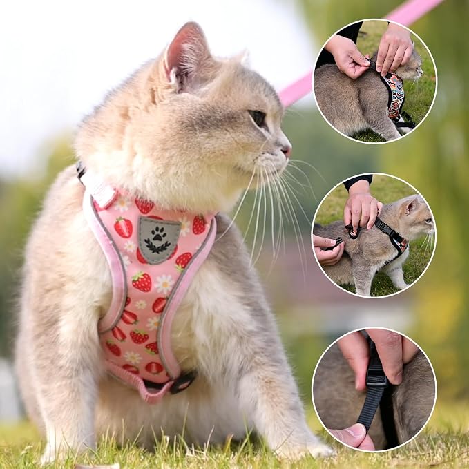 KOOLTAIL Cat Harness and Leash Set, Escape Proof - Image 7