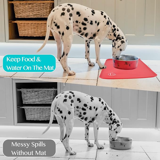 Silicone Waterproof Dog Cat Pet Feeding Mats, Non Slip, Easy Clean Pet Dog Cat - Image 7