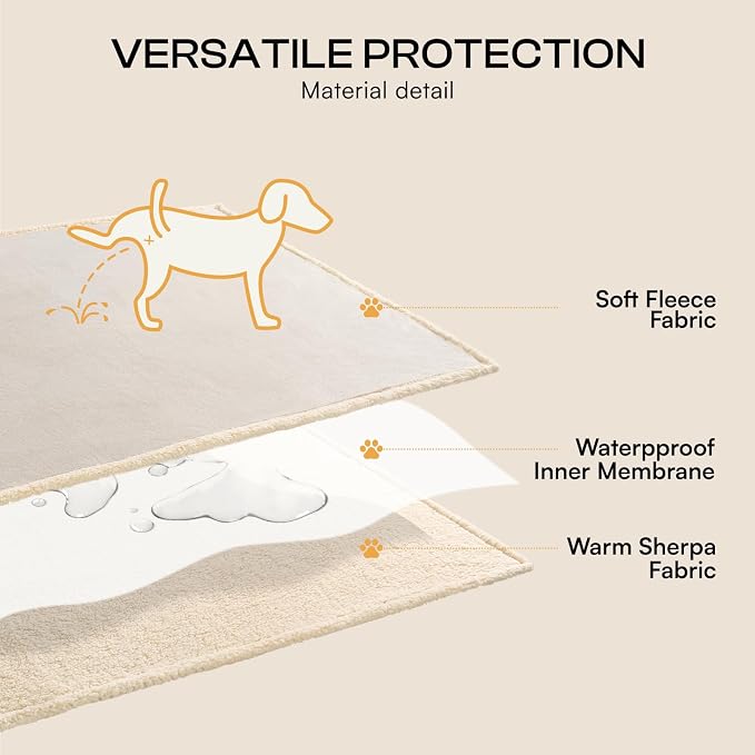 Luciphia Waterproof Pet Blankets, Liquid Pee Proof Dog Blanket - Image 4