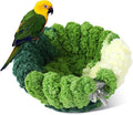 Bird Nest for Cage, Plush Hanging Bird Bed for Parakeet, Breeding Bird House by Admaison